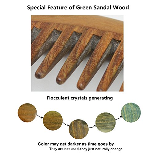 Green Sandalwood Detangling Comb
