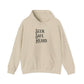 Hoodie — "Seen. Safe. Heard." Minimal Statement Hoodie
