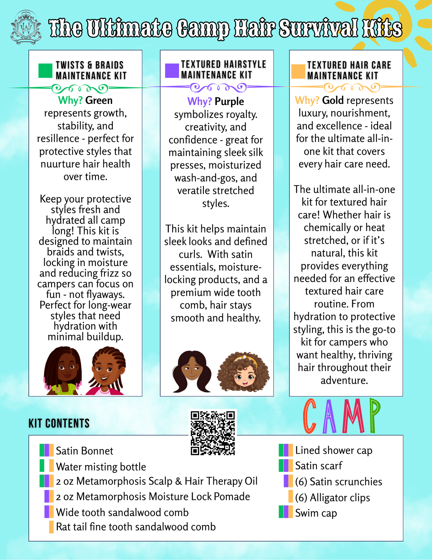 The Ultimate Camp Hair Survival Kit