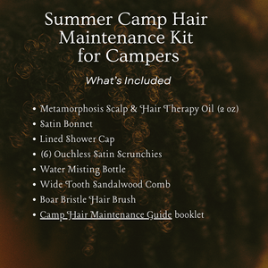 Summer Overnight Camp Hair Kit for Girl Scouts